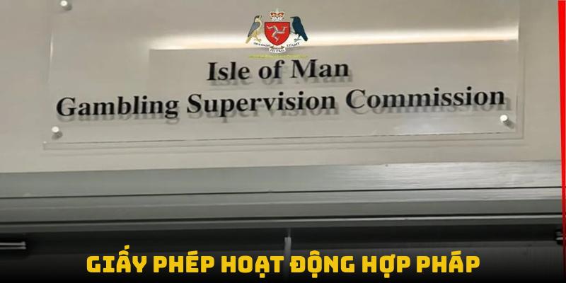 Giấy phép hoạt động hợp pháp
