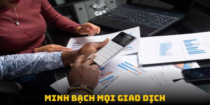 Minh bạch mọi giao dịch